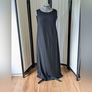 90's long, stretchy, ample black dress